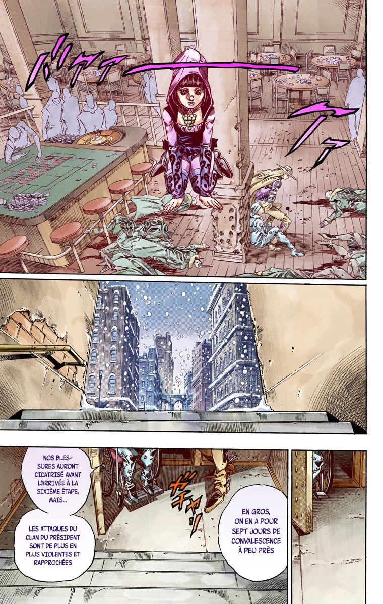 Read JoJo's Bizarre Adventure Part 7 Steel Ball Run Official Colored FR Manga Online