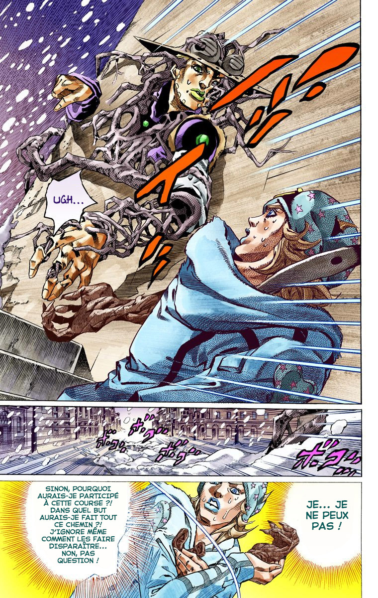 Read JoJo's Bizarre Adventure Part 7 Steel Ball Run Official Colored FR Manga Online