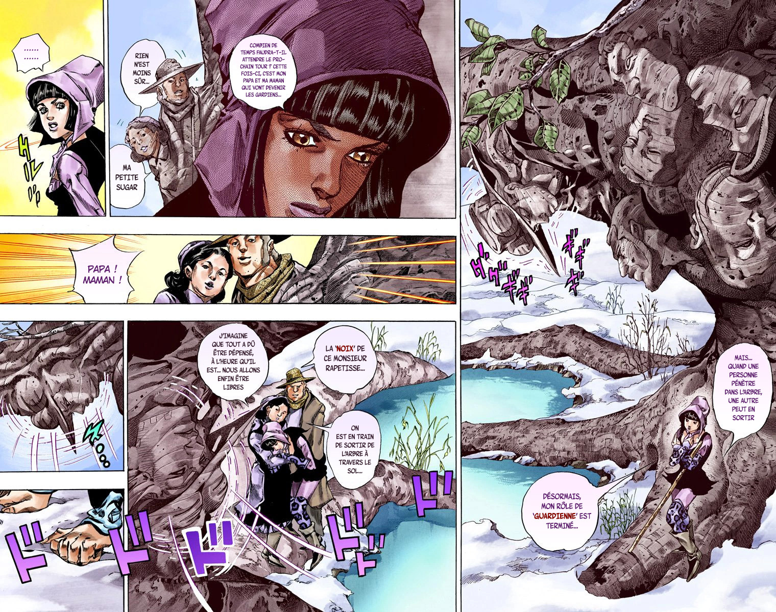 Read JoJo's Bizarre Adventure Part 7 Steel Ball Run Official Colored FR Manga Online