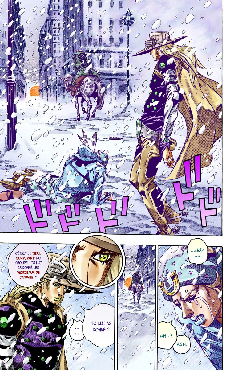 Read JoJo's Bizarre Adventure Part 7 Steel Ball Run Official Colored FR Manga Online