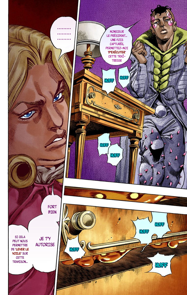 Read JoJo's Bizarre Adventure Part 7 Steel Ball Run Official Colored FR Manga Online