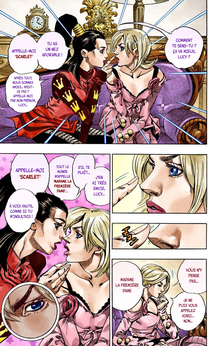 Read JoJo's Bizarre Adventure Part 7 Steel Ball Run Official Colored FR Manga Online