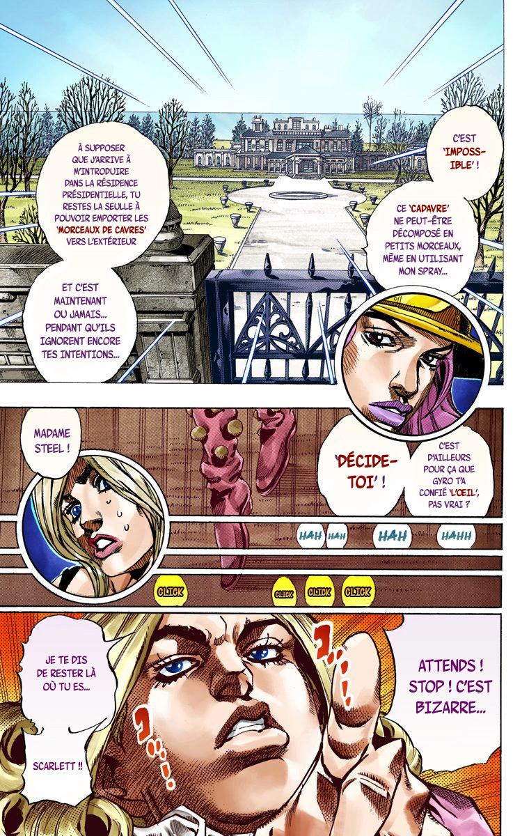 Read JoJo's Bizarre Adventure Part 7 Steel Ball Run Official Colored FR Manga Online