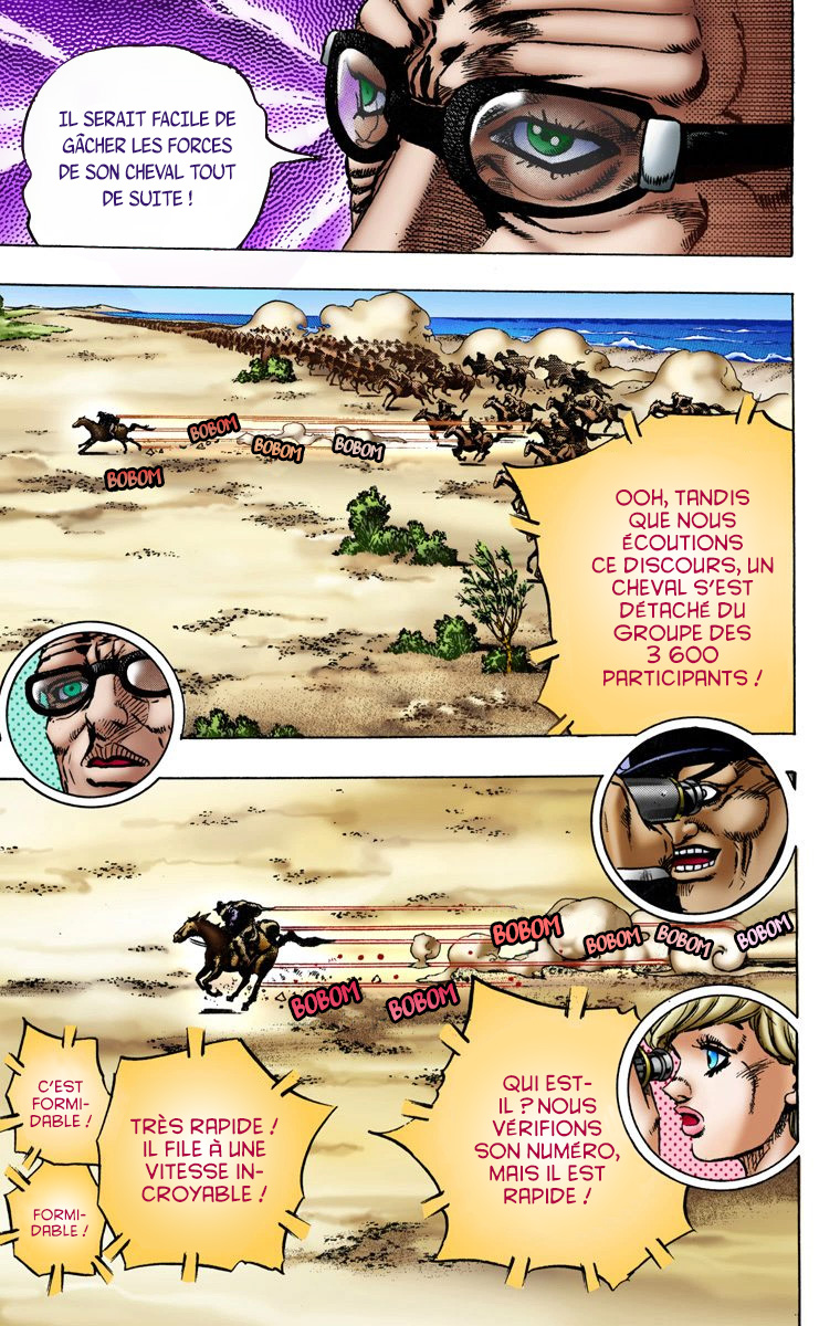 Read JoJo's Bizarre Adventure Part 7 Steel Ball Run Official Colored FR Manga Online