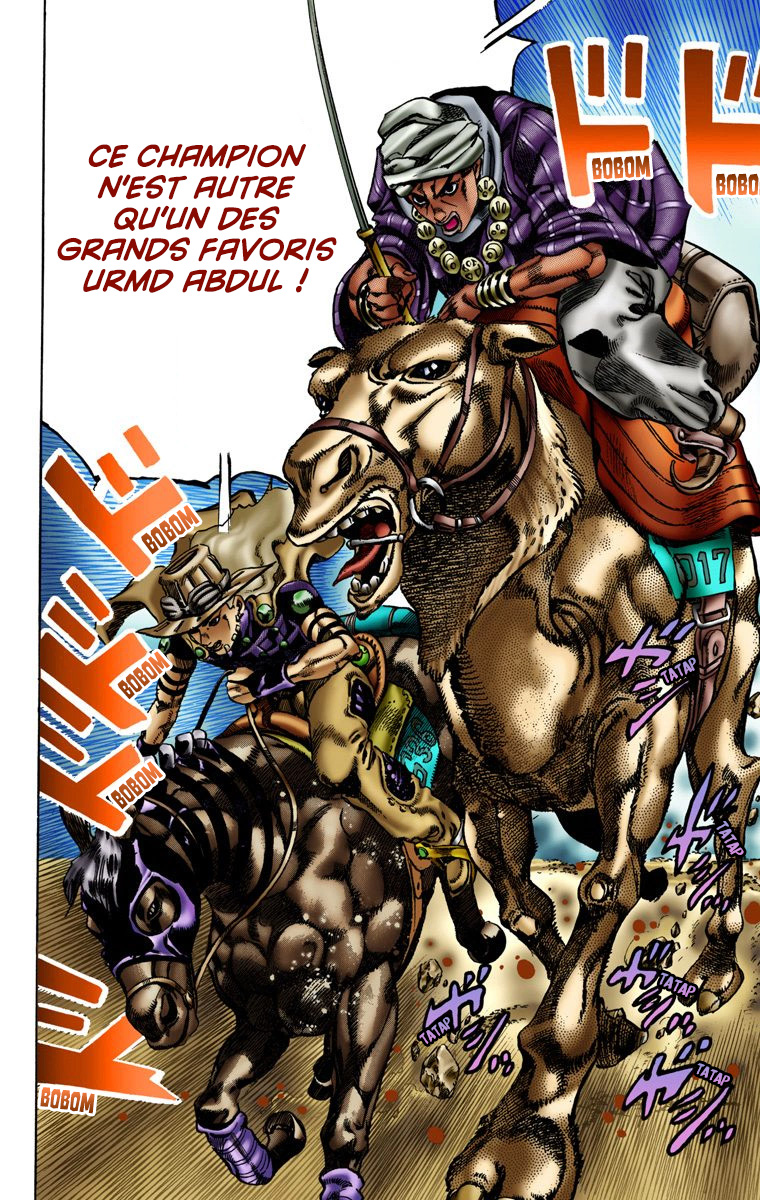 Read JoJo's Bizarre Adventure Part 7 Steel Ball Run Official Colored FR Manga Online