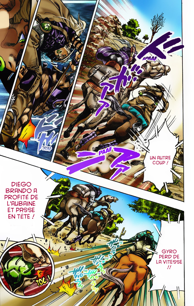 Read JoJo's Bizarre Adventure Part 7 Steel Ball Run Official Colored FR Manga Online