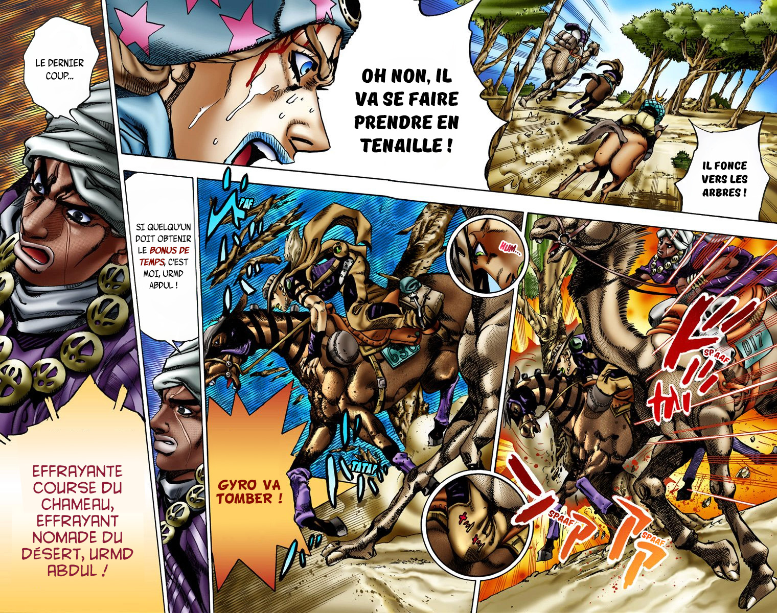 Read JoJo's Bizarre Adventure Part 7 Steel Ball Run Official Colored FR Manga Online