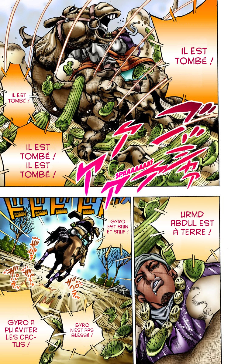 Read JoJo's Bizarre Adventure Part 7 Steel Ball Run Official Colored FR Manga Online
