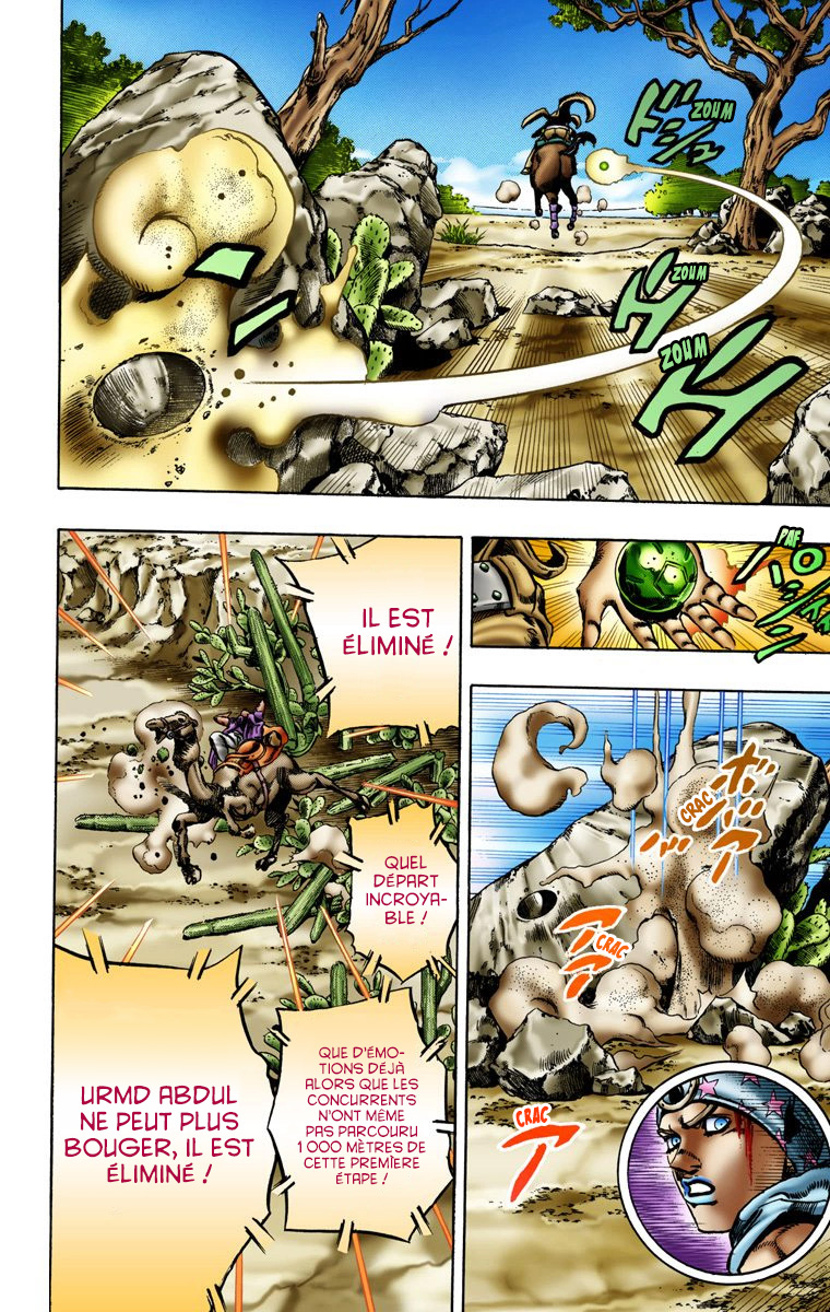 Read JoJo's Bizarre Adventure Part 7 Steel Ball Run Official Colored FR Manga Online