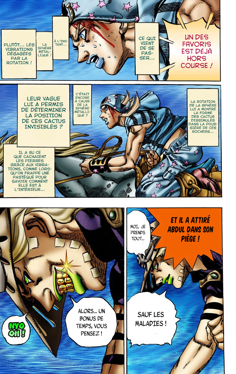Read JoJo's Bizarre Adventure Part 7 Steel Ball Run Official Colored FR Manga Online