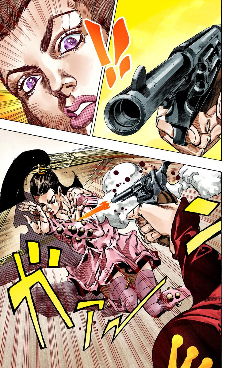 Read JoJo's Bizarre Adventure Part 7 Steel Ball Run Official Colored FR Manga Online