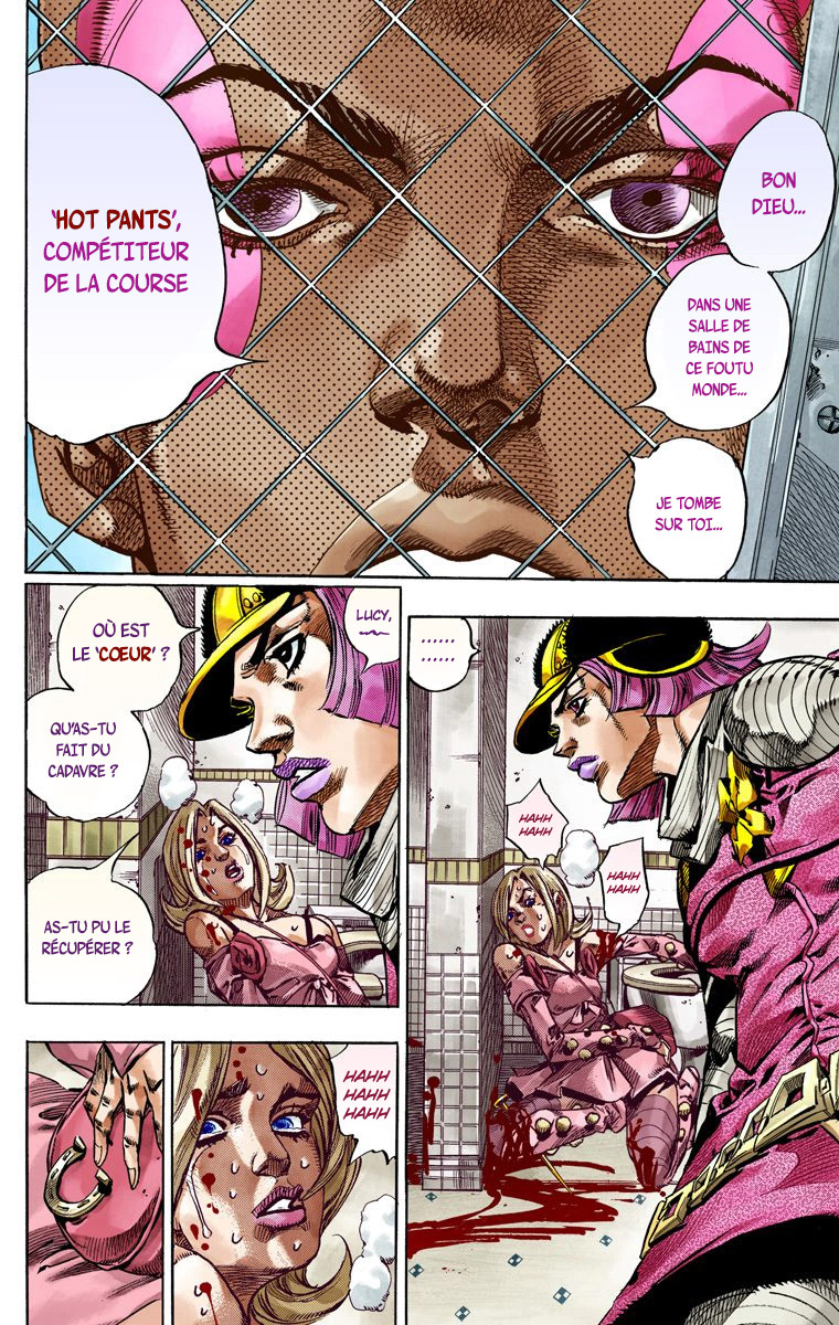 Read JoJo's Bizarre Adventure Part 7 Steel Ball Run Official Colored FR Manga Online