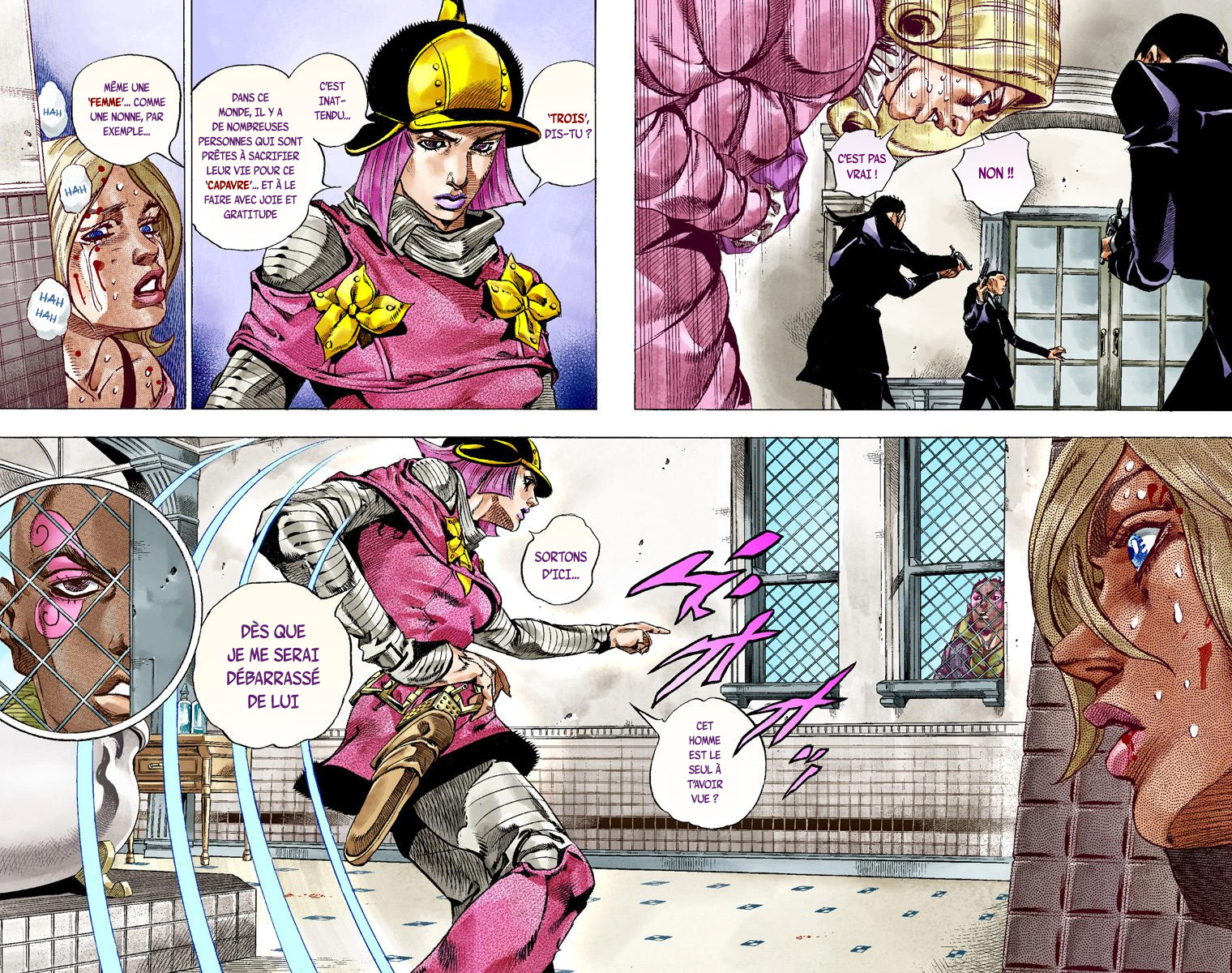 Read JoJo's Bizarre Adventure Part 7 Steel Ball Run Official Colored FR Manga Online