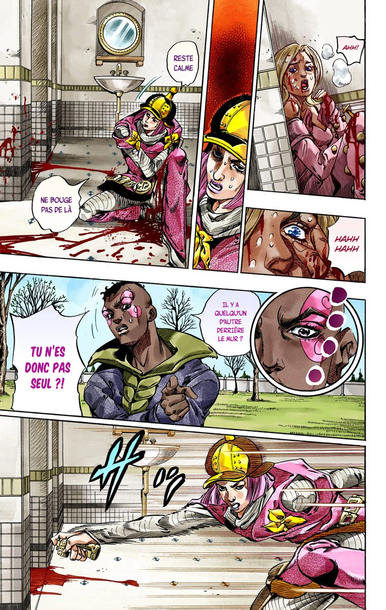 Read JoJo's Bizarre Adventure Part 7 Steel Ball Run Official Colored FR Manga Online