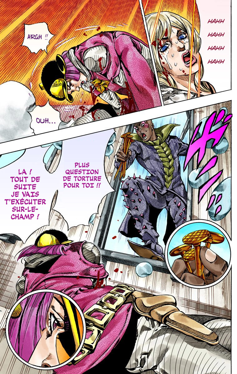 Read JoJo's Bizarre Adventure Part 7 Steel Ball Run Official Colored FR Manga Online