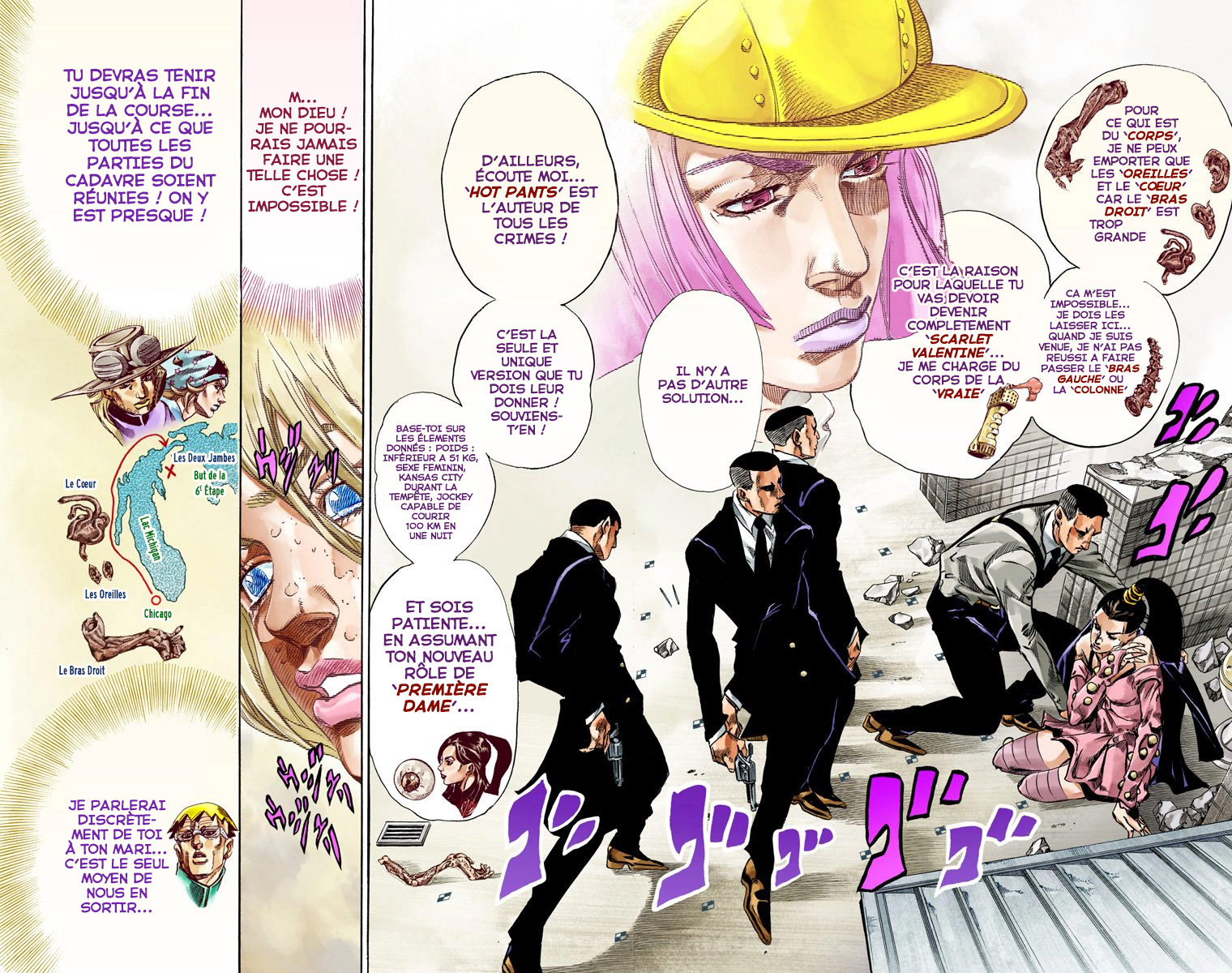 Read JoJo's Bizarre Adventure Part 7 Steel Ball Run Official Colored FR Manga Online