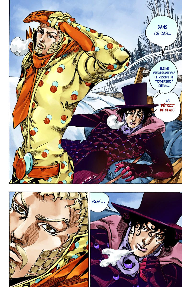 Read JoJo's Bizarre Adventure Part 7 Steel Ball Run Official Colored FR Manga Online