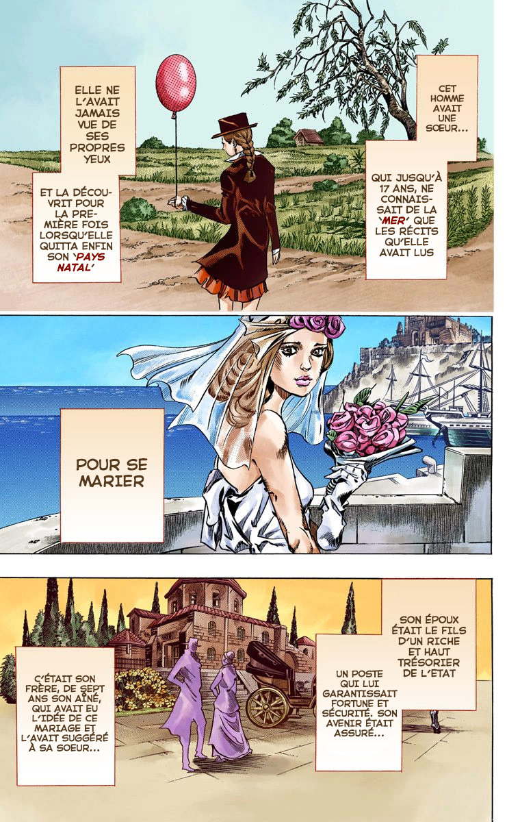 Read JoJo's Bizarre Adventure Part 7 Steel Ball Run Official Colored FR Manga Online