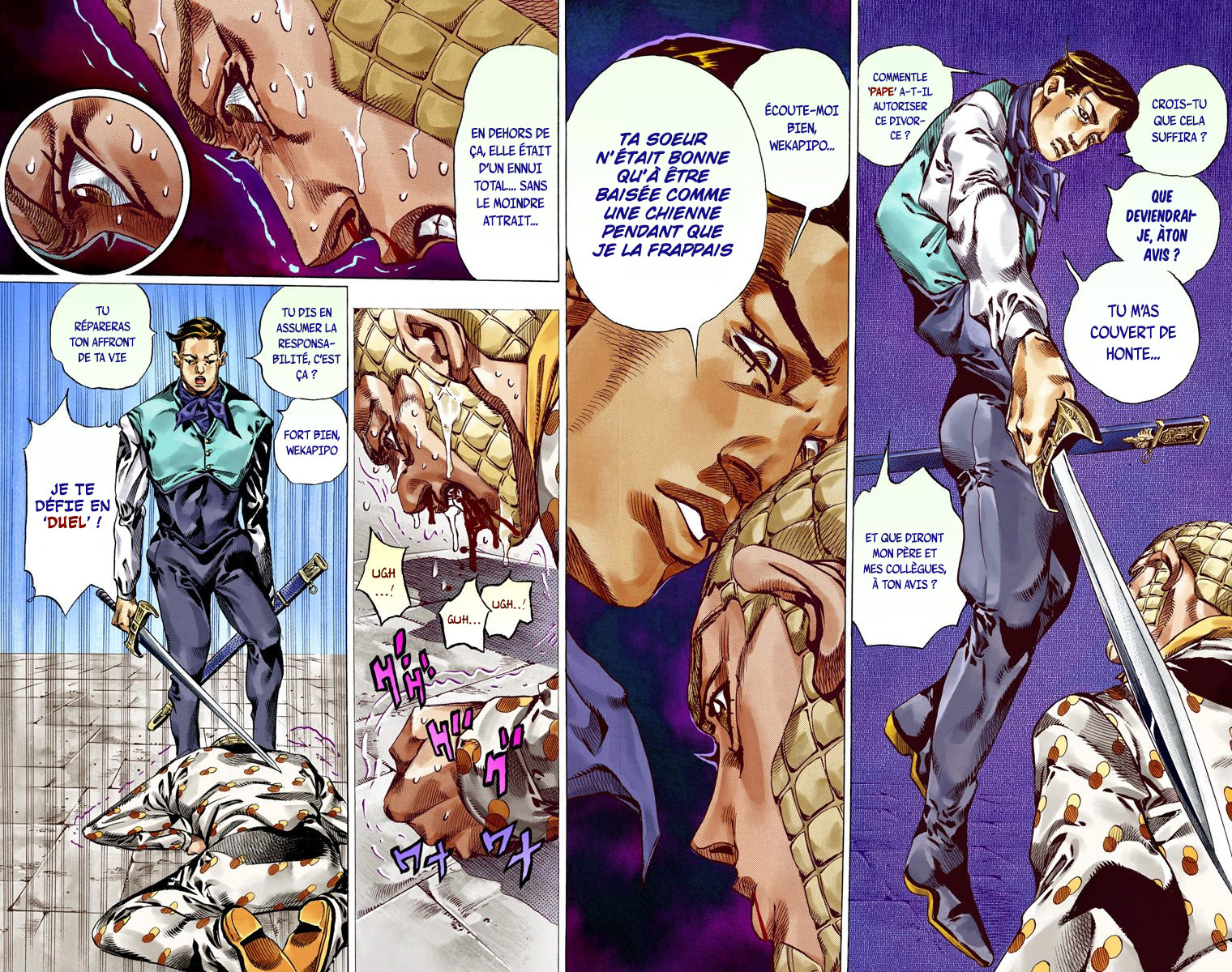 Read JoJo's Bizarre Adventure Part 7 Steel Ball Run Official Colored FR Manga Online