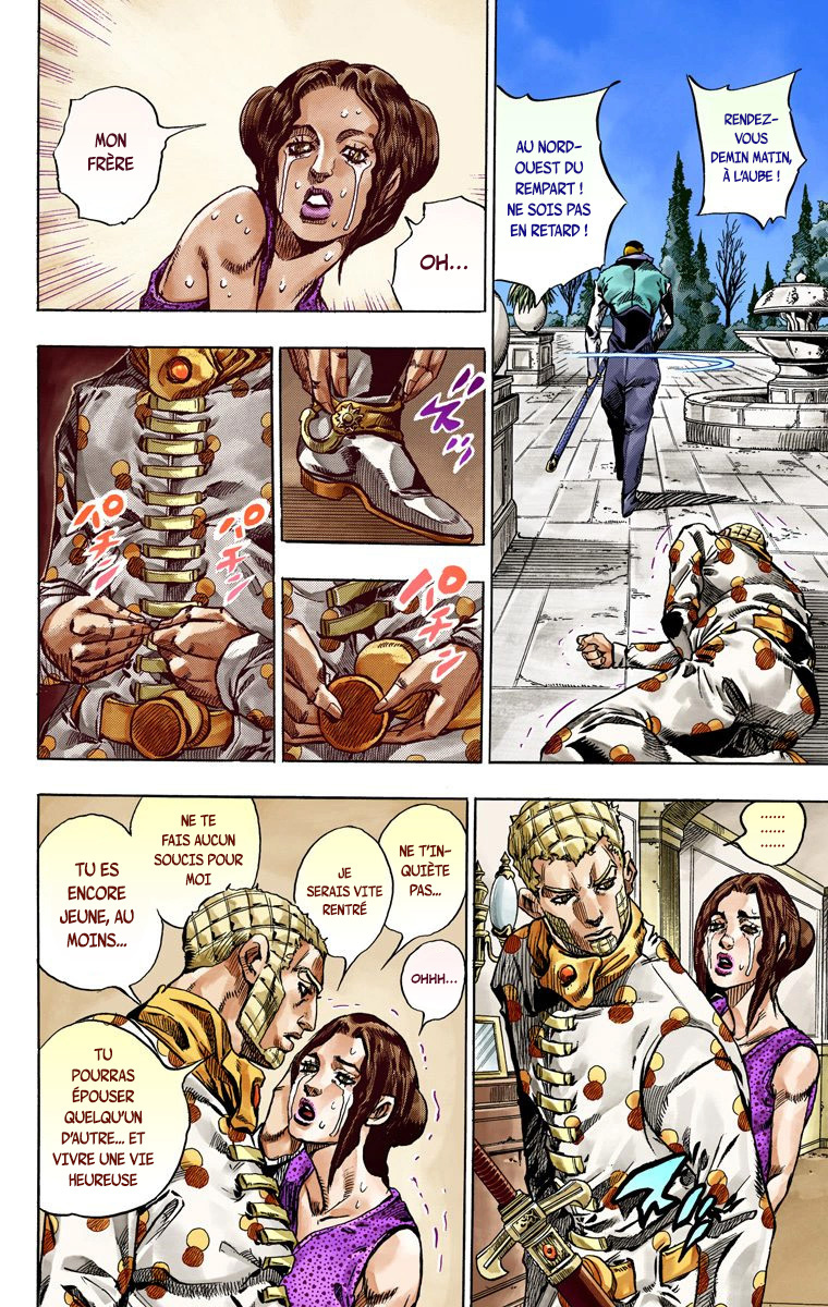 Read JoJo's Bizarre Adventure Part 7 Steel Ball Run Official Colored FR Manga Online