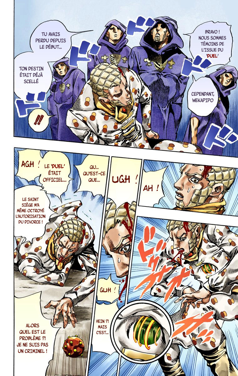 Read JoJo's Bizarre Adventure Part 7 Steel Ball Run Official Colored FR Manga Online