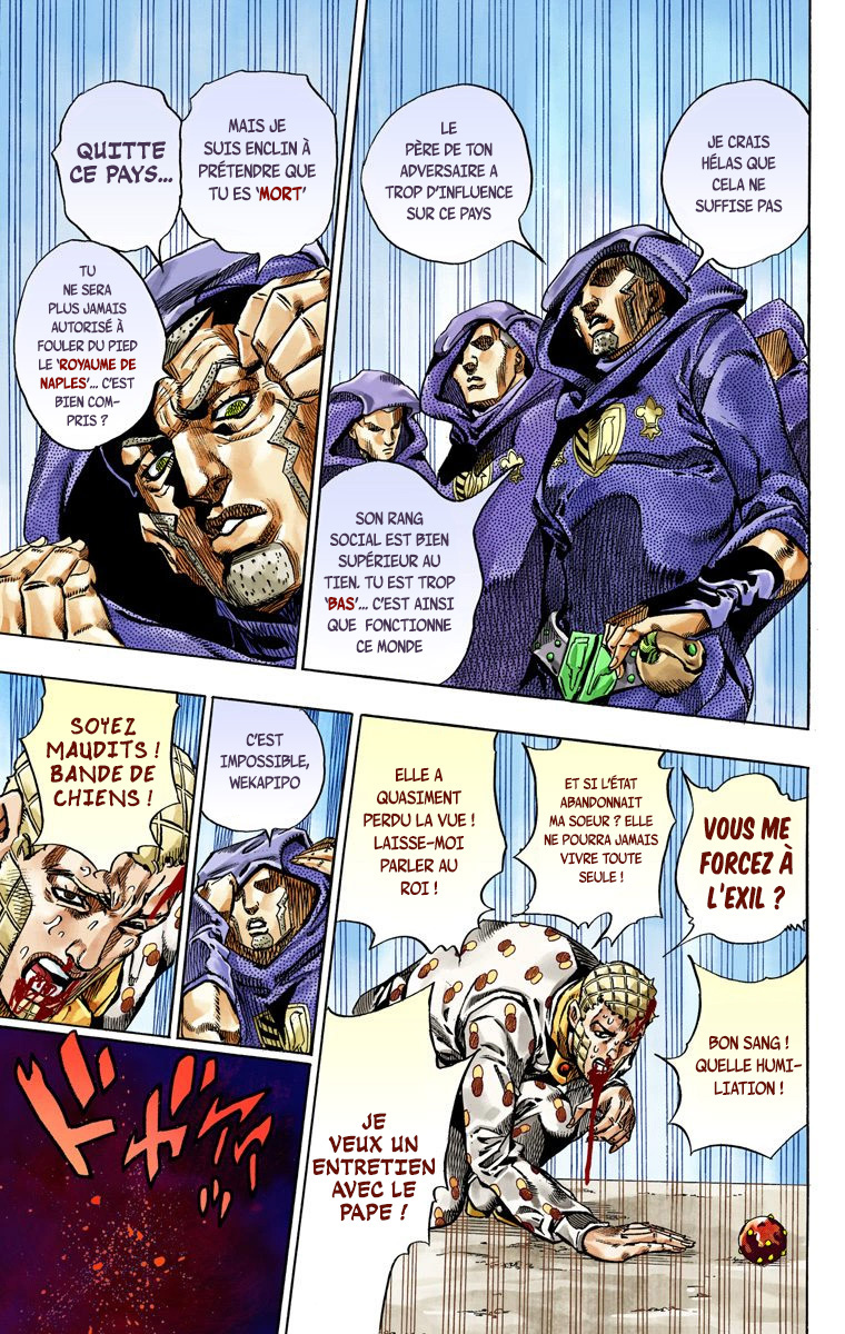 Read JoJo's Bizarre Adventure Part 7 Steel Ball Run Official Colored FR Manga Online