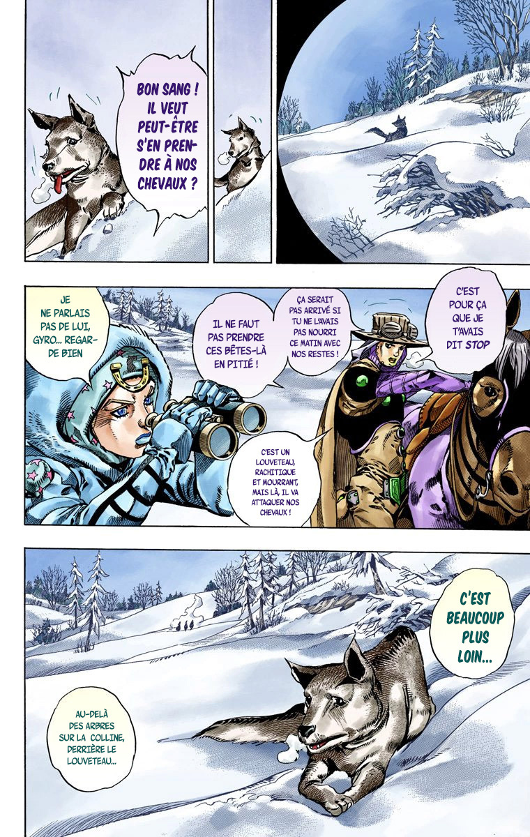 Read JoJo's Bizarre Adventure Part 7 Steel Ball Run Official Colored FR Manga Online