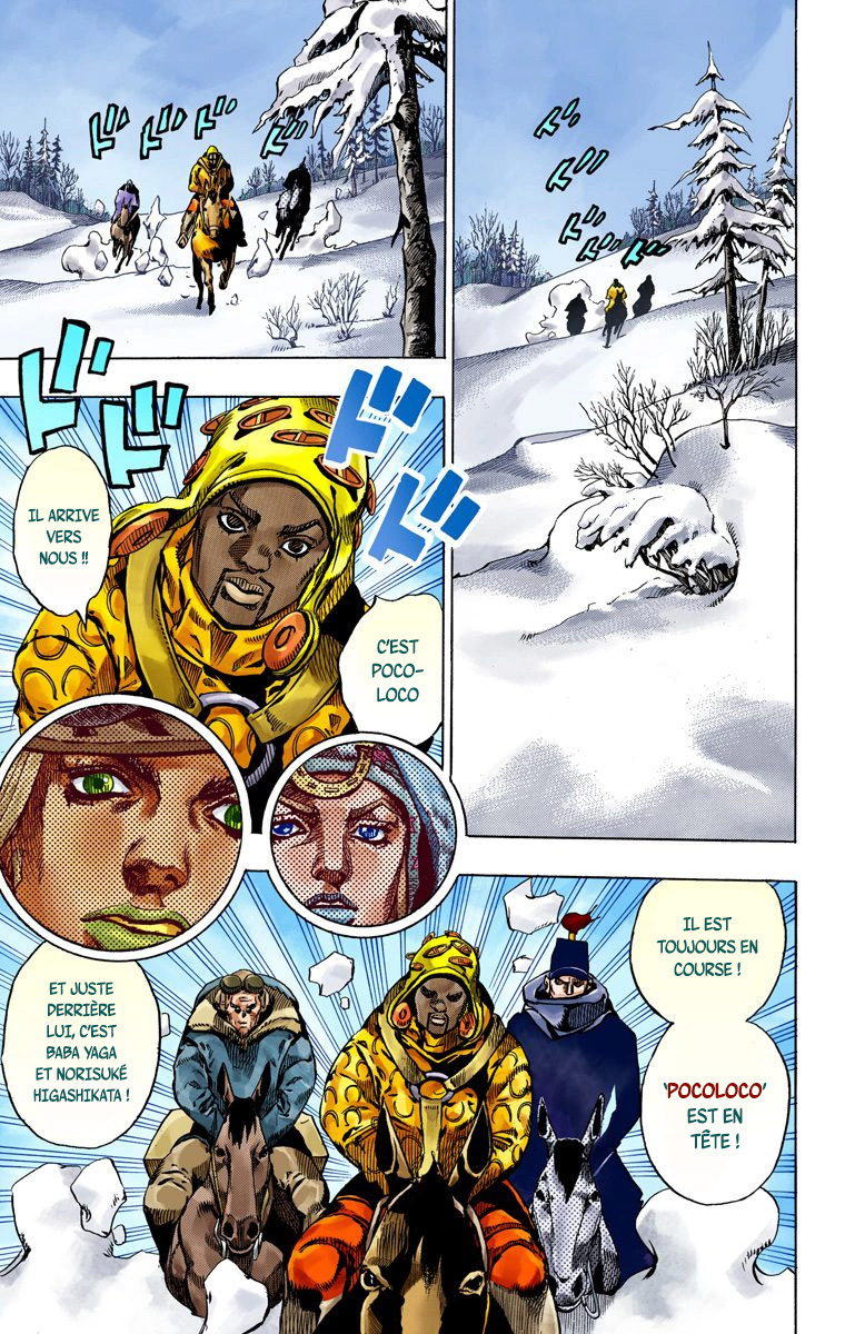 Read JoJo's Bizarre Adventure Part 7 Steel Ball Run Official Colored FR Manga Online