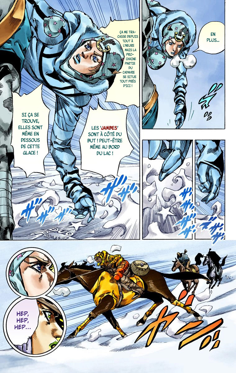 Read JoJo's Bizarre Adventure Part 7 Steel Ball Run Official Colored FR Manga Online