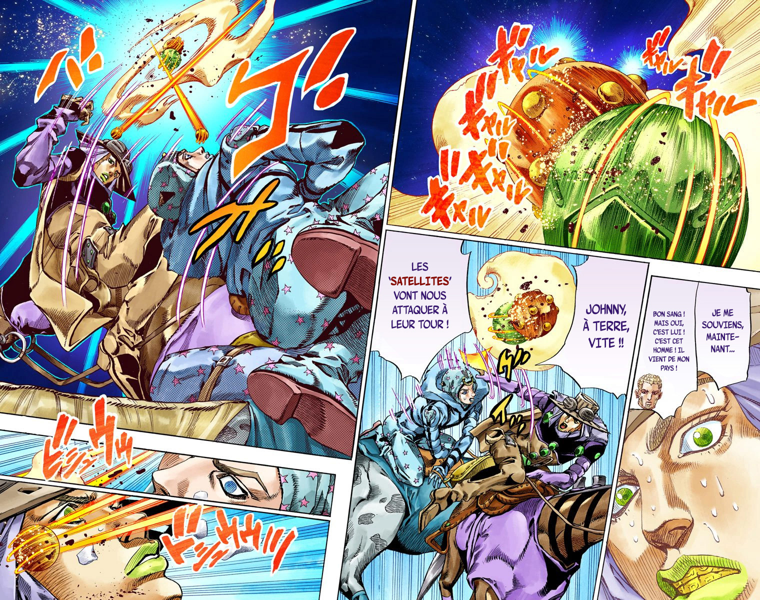 Read JoJo's Bizarre Adventure Part 7 Steel Ball Run Official Colored FR Manga Online