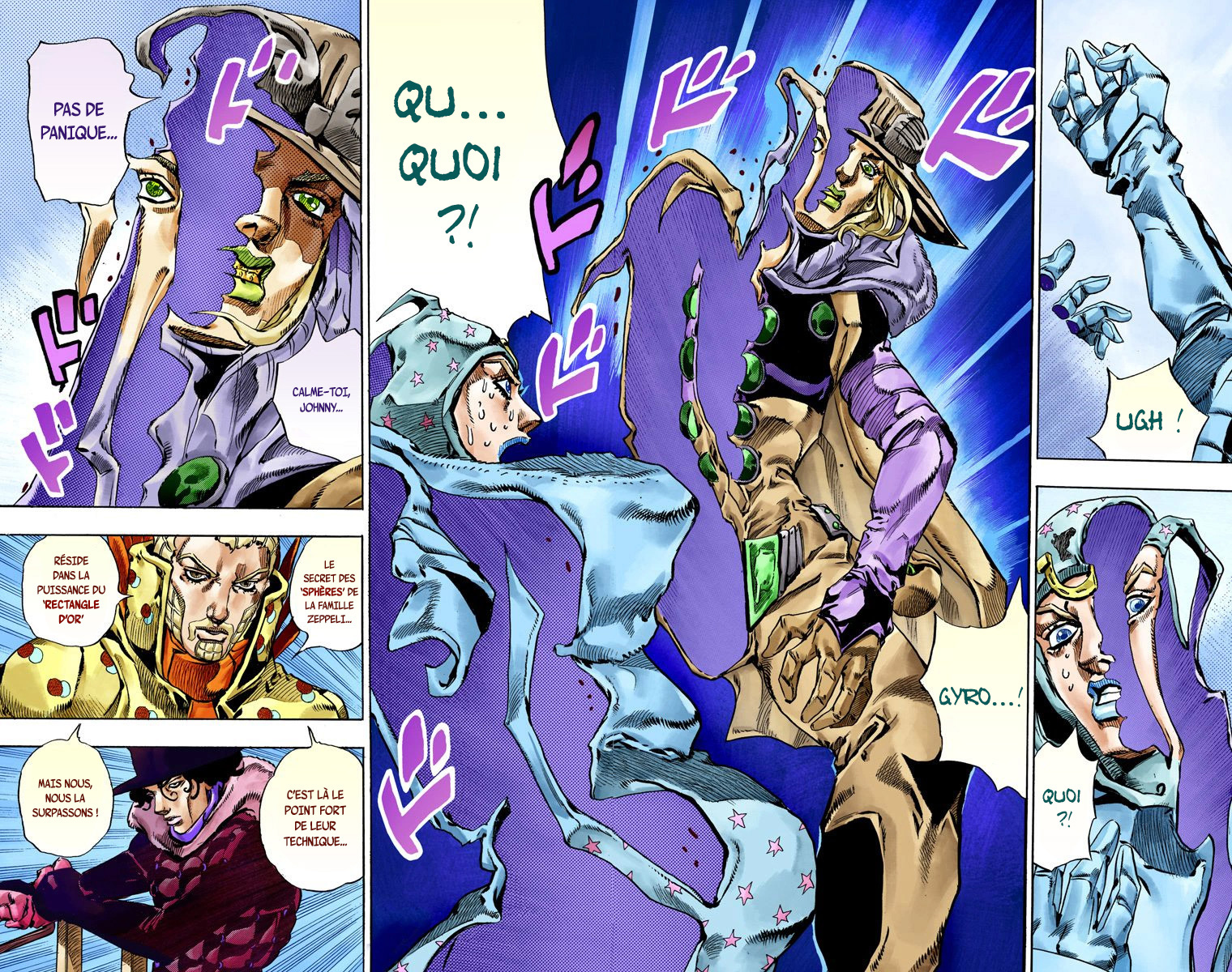 Read JoJo's Bizarre Adventure Part 7 Steel Ball Run Official Colored FR Manga Online