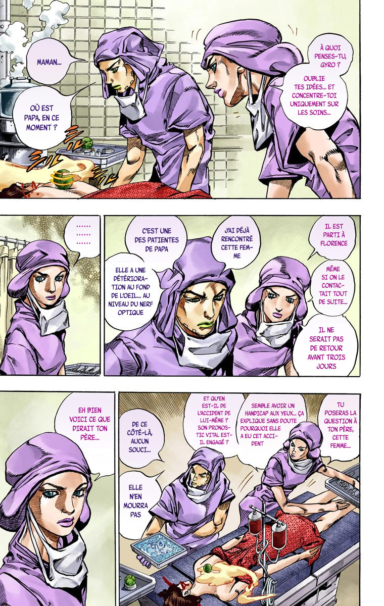 Read JoJo's Bizarre Adventure Part 7 Steel Ball Run Official Colored FR Manga Online