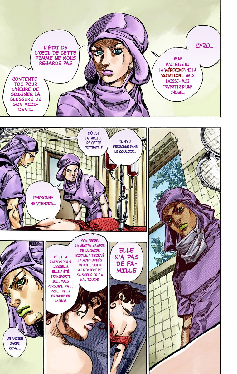Read JoJo's Bizarre Adventure Part 7 Steel Ball Run Official Colored FR Manga Online