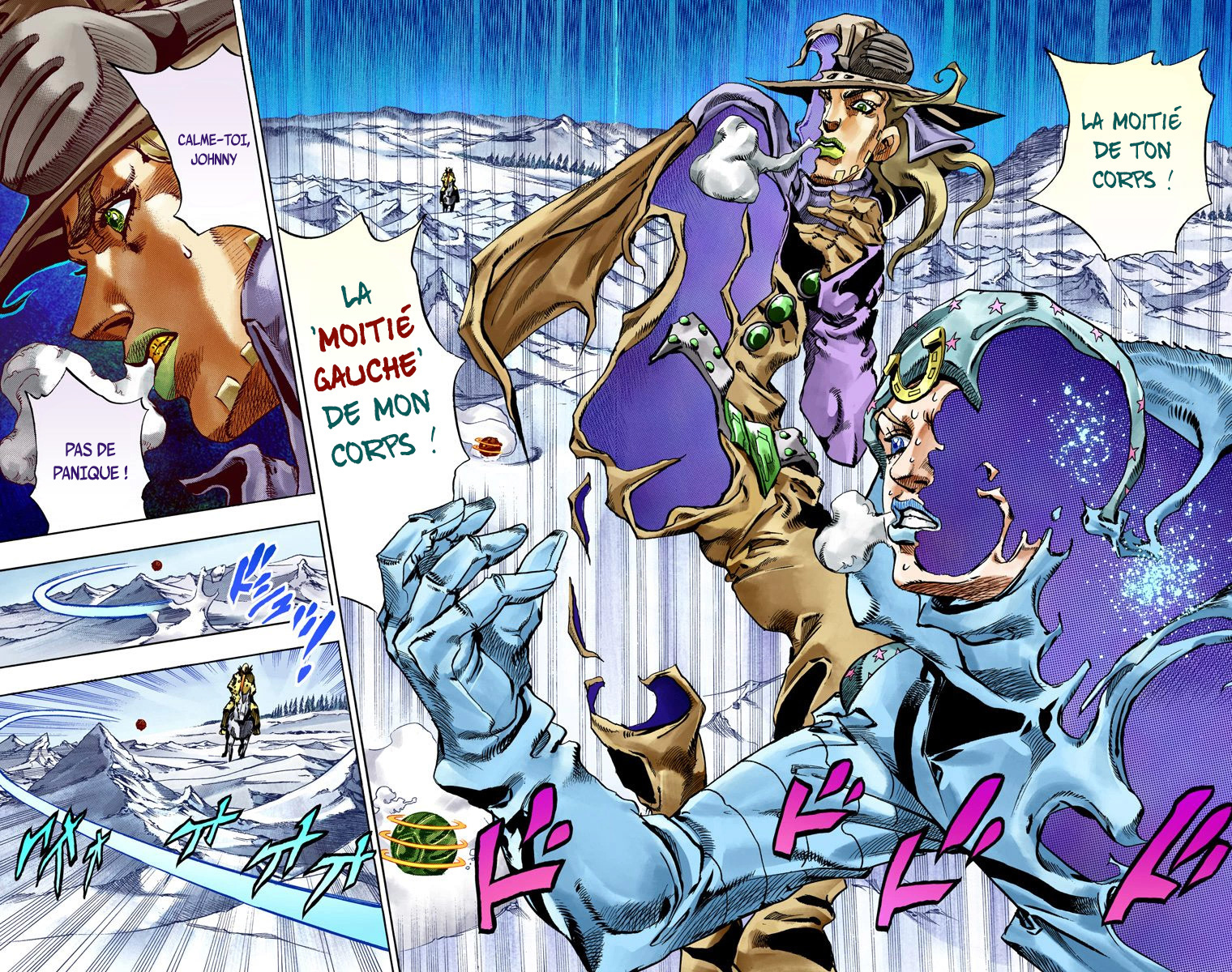 Read JoJo's Bizarre Adventure Part 7 Steel Ball Run Official Colored FR Manga Online