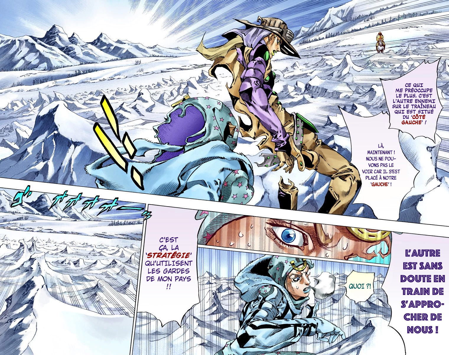 Read JoJo's Bizarre Adventure Part 7 Steel Ball Run Official Colored FR Manga Online