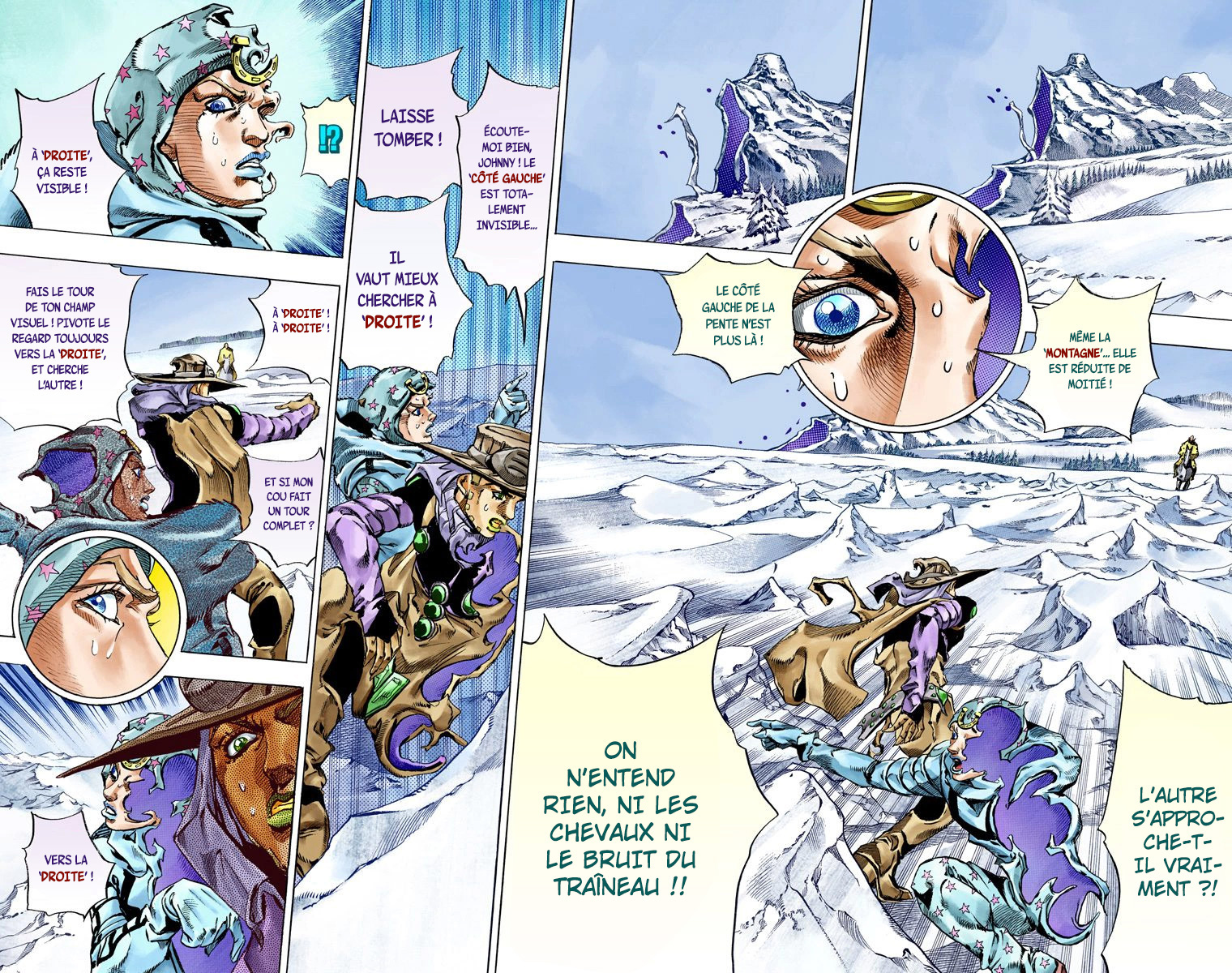 Read JoJo's Bizarre Adventure Part 7 Steel Ball Run Official Colored FR Manga Online
