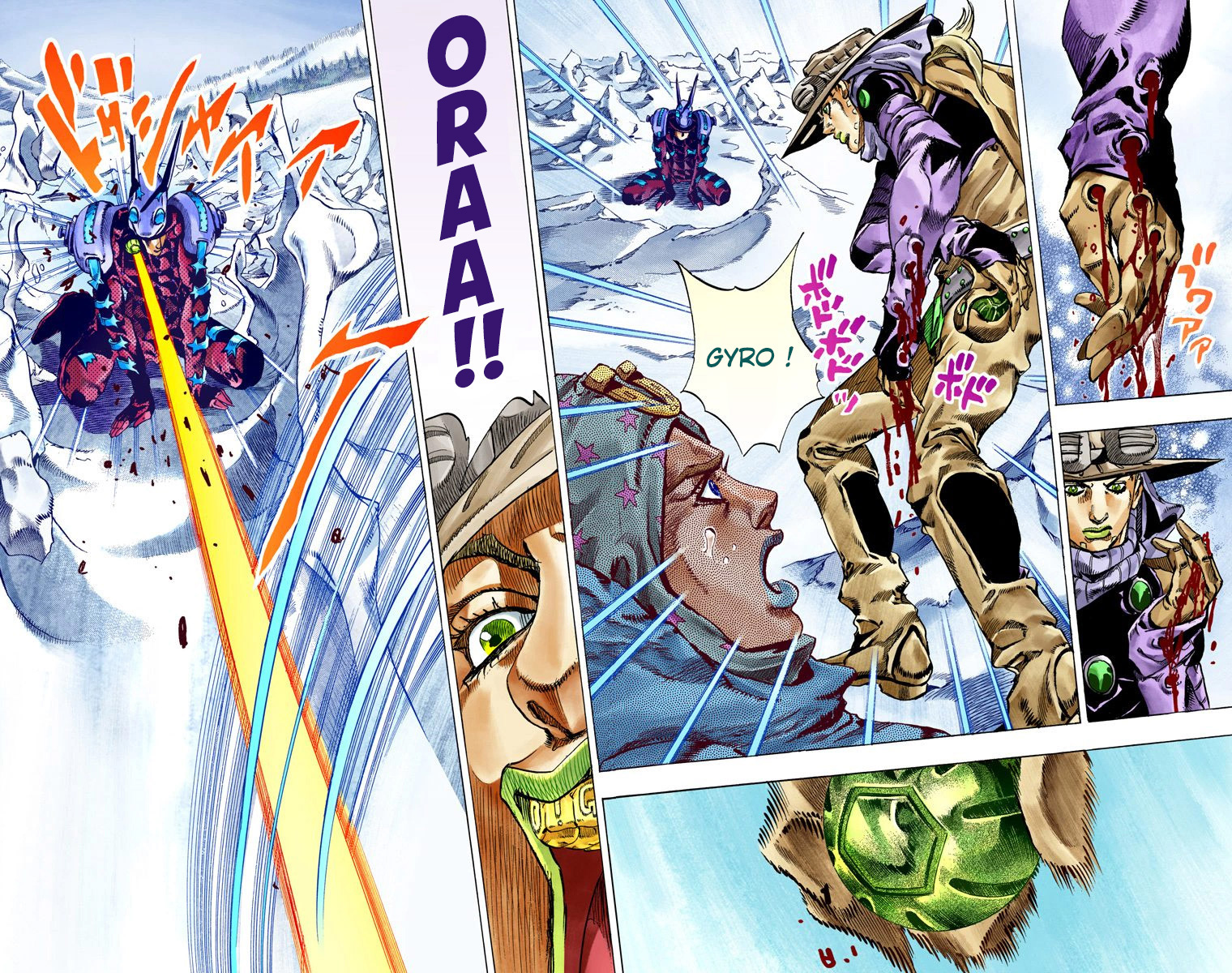 Read JoJo's Bizarre Adventure Part 7 Steel Ball Run Official Colored FR Manga Online