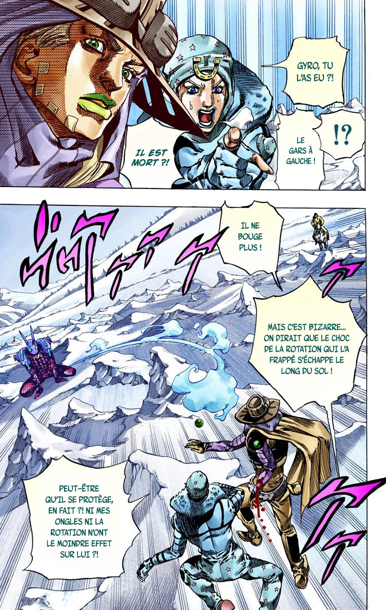 Read JoJo's Bizarre Adventure Part 7 Steel Ball Run Official Colored FR Manga Online