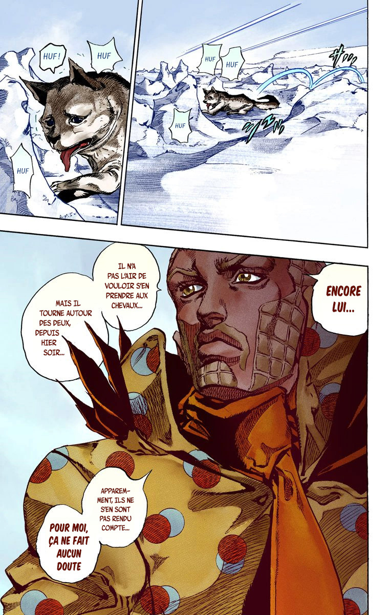Read JoJo's Bizarre Adventure Part 7 Steel Ball Run Official Colored FR Manga Online