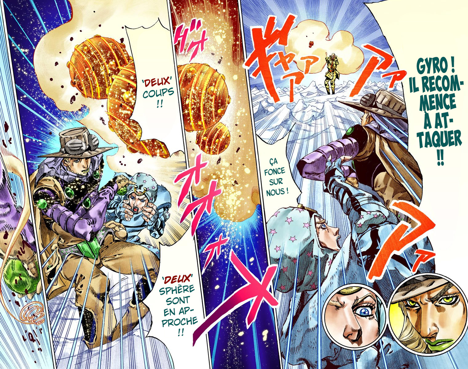 Read JoJo's Bizarre Adventure Part 7 Steel Ball Run Official Colored FR Manga Online