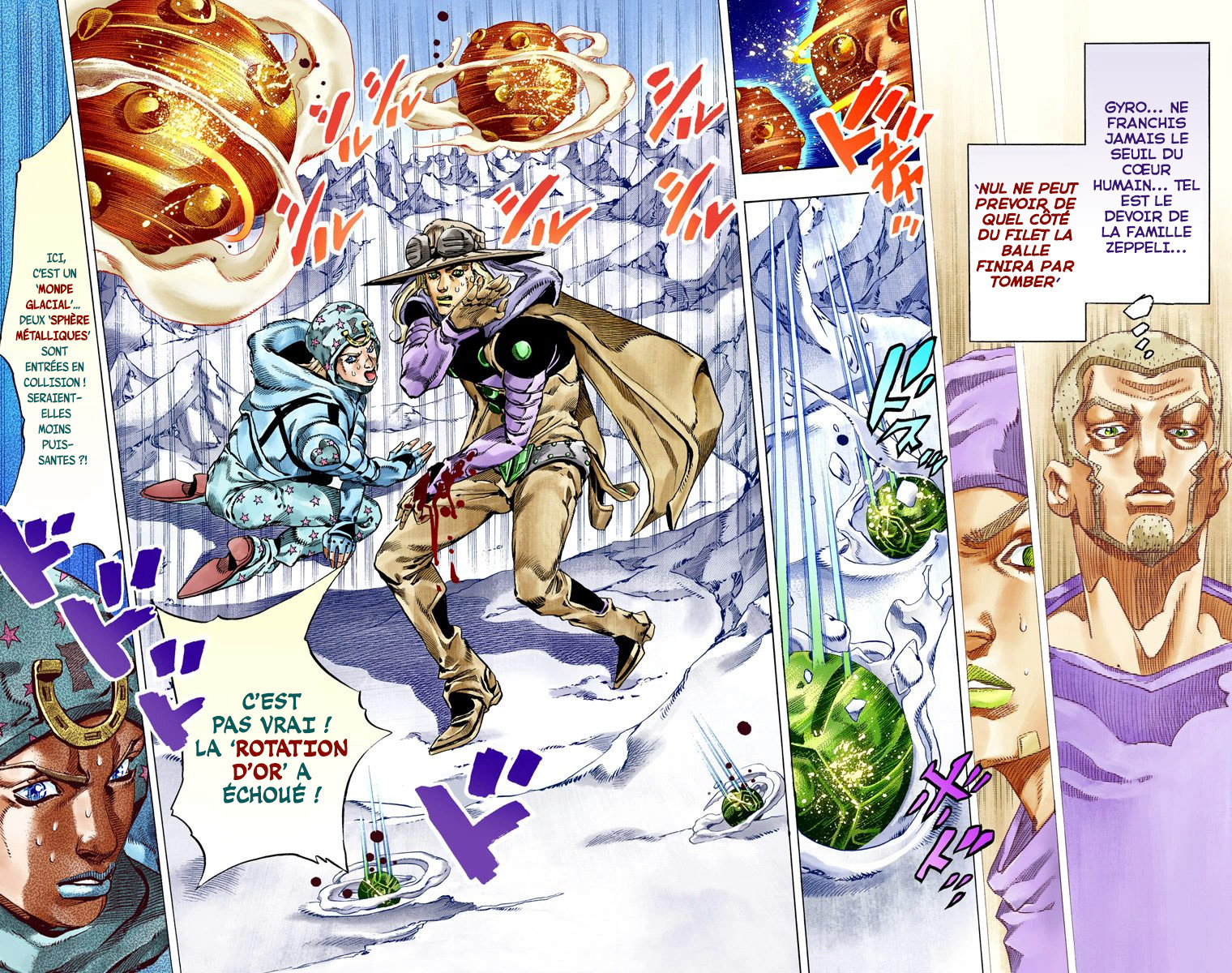 Read JoJo's Bizarre Adventure Part 7 Steel Ball Run Official Colored FR Manga Online