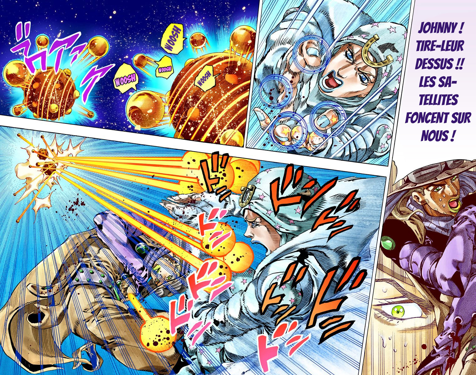 Read JoJo's Bizarre Adventure Part 7 Steel Ball Run Official Colored FR Manga Online