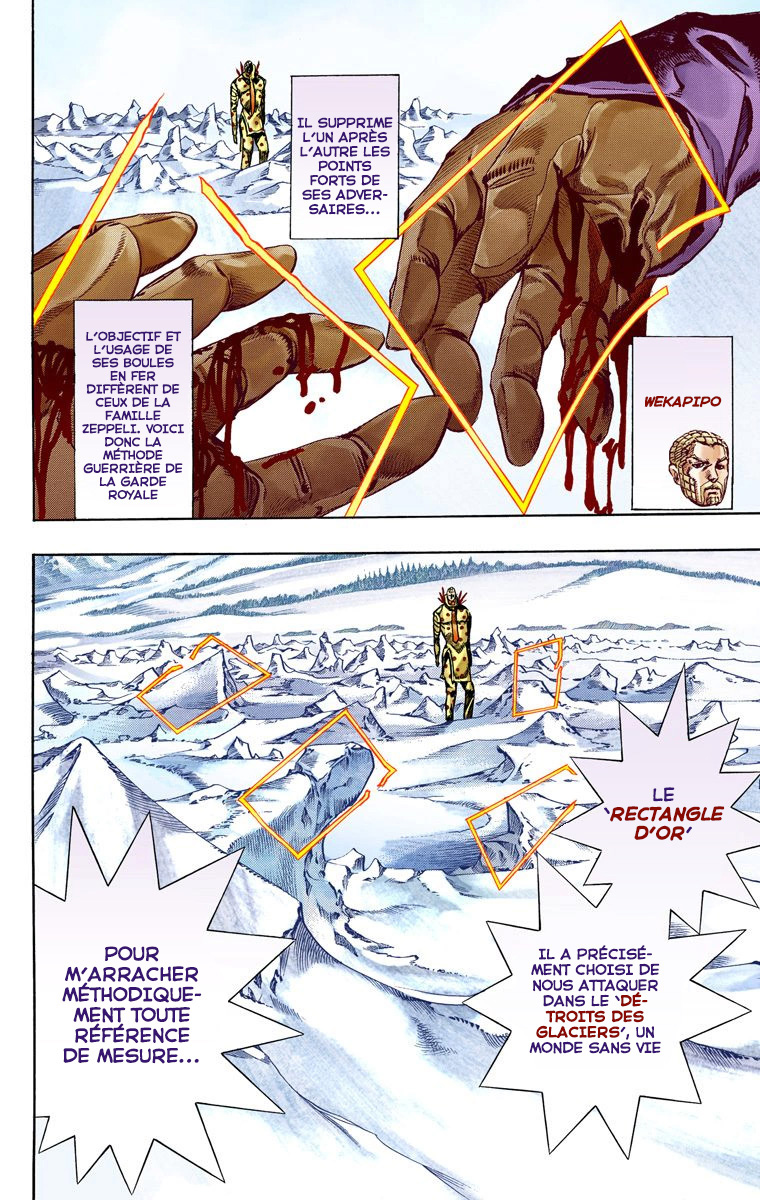 Read JoJo's Bizarre Adventure Part 7 Steel Ball Run Official Colored FR Manga Online