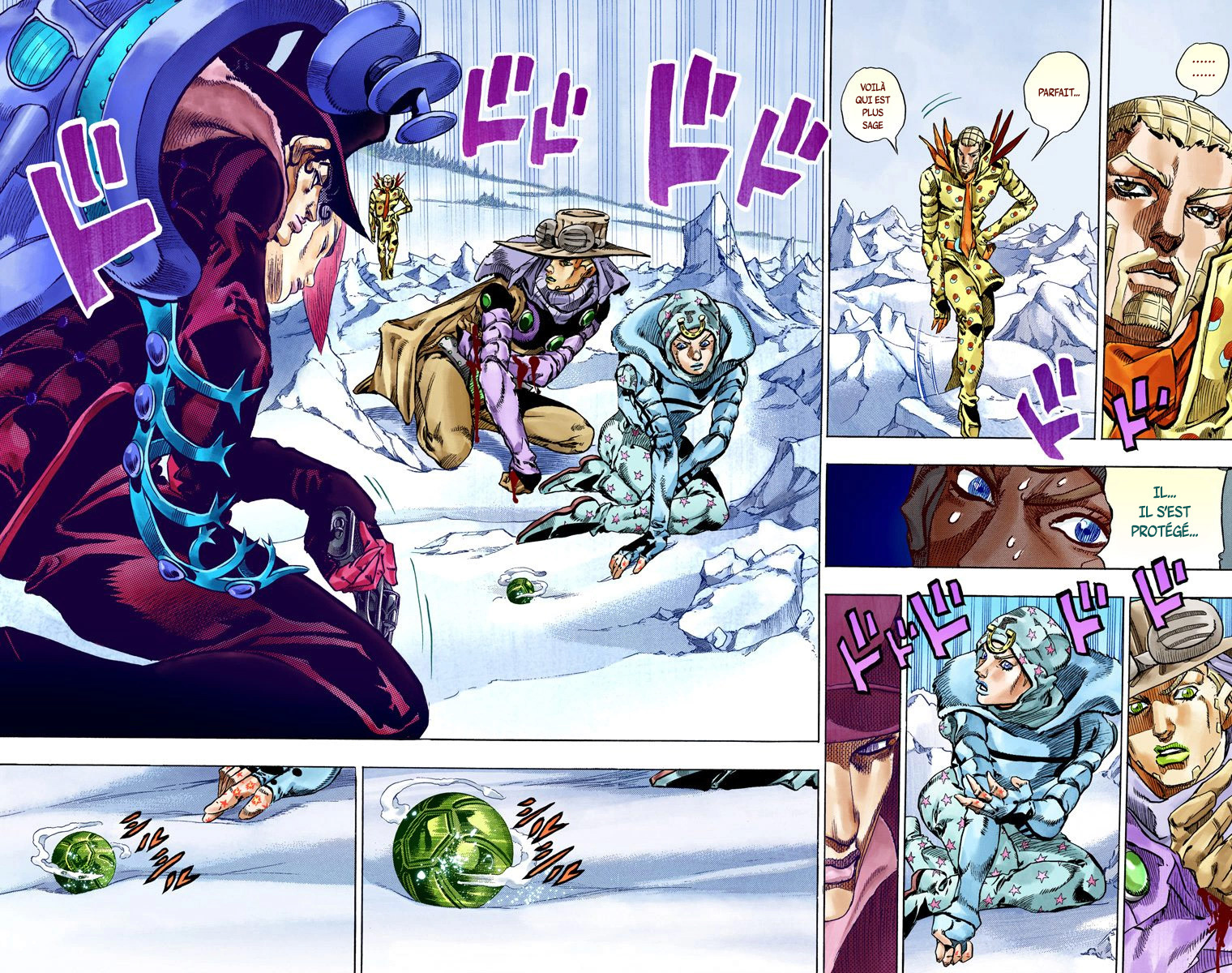 Read JoJo's Bizarre Adventure Part 7 Steel Ball Run Official Colored FR Manga Online