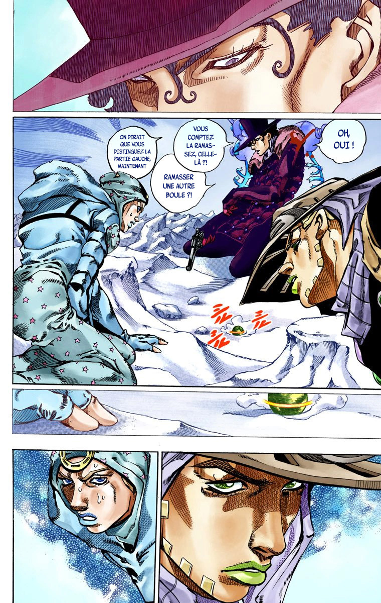 Read JoJo's Bizarre Adventure Part 7 Steel Ball Run Official Colored FR Manga Online