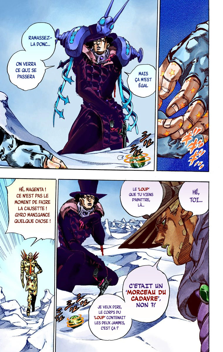 Read JoJo's Bizarre Adventure Part 7 Steel Ball Run Official Colored FR Manga Online