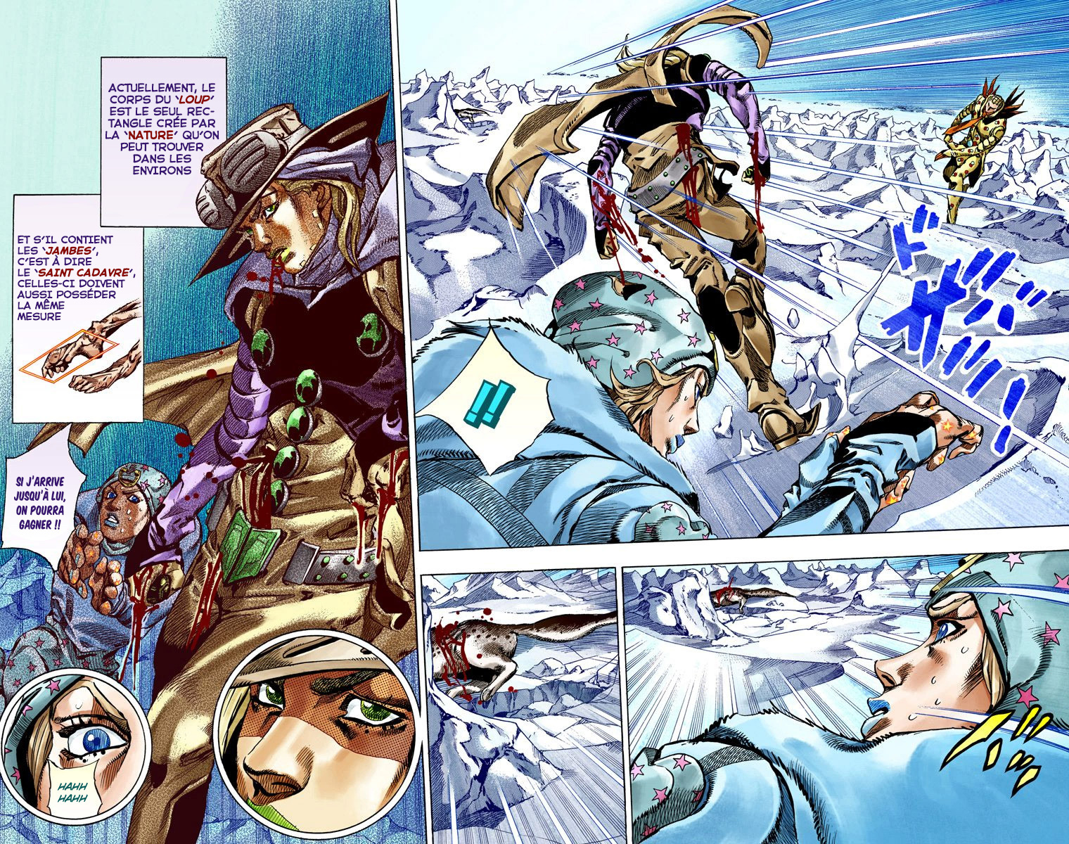 Read JoJo's Bizarre Adventure Part 7 Steel Ball Run Official Colored FR Manga Online
