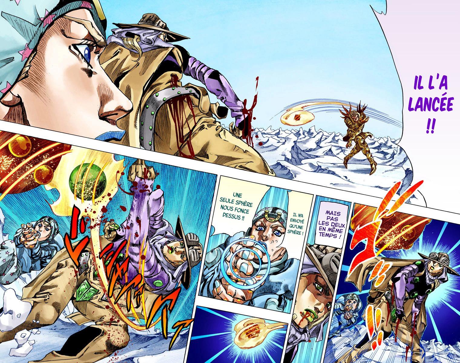 Read JoJo's Bizarre Adventure Part 7 Steel Ball Run Official Colored FR Manga Online