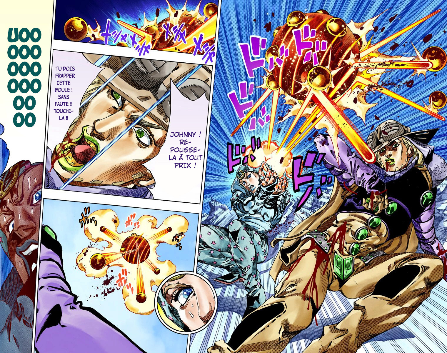 Read JoJo's Bizarre Adventure Part 7 Steel Ball Run Official Colored FR Manga Online