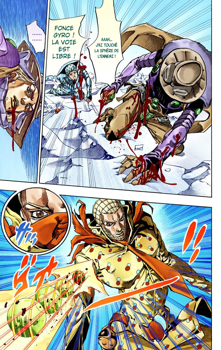 Read JoJo's Bizarre Adventure Part 7 Steel Ball Run Official Colored FR Manga Online